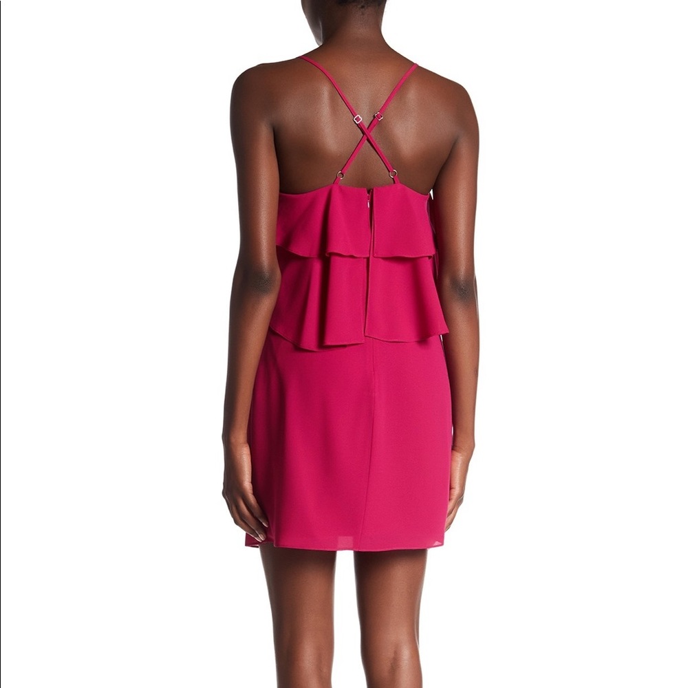 NWT Ali and Jay lace up flounce dress - Picture 3 of 8